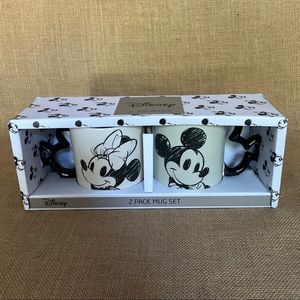 Disney 2 Pack Minnie & Mickey Mouse Mug Set